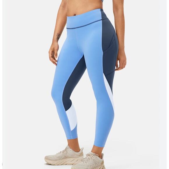 Outdoor Voices Women's Blue Colorblock 7/8 Leggings sz XS Superform High Impact - Picture 7 of 8
